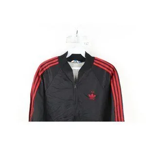トップス adidas TRUCK JACKET 80s USA Vintage 80s Adidas Originals Blue Trefoil Track Jacket W